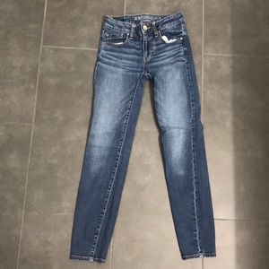 American eagle 0 skinny jeans
